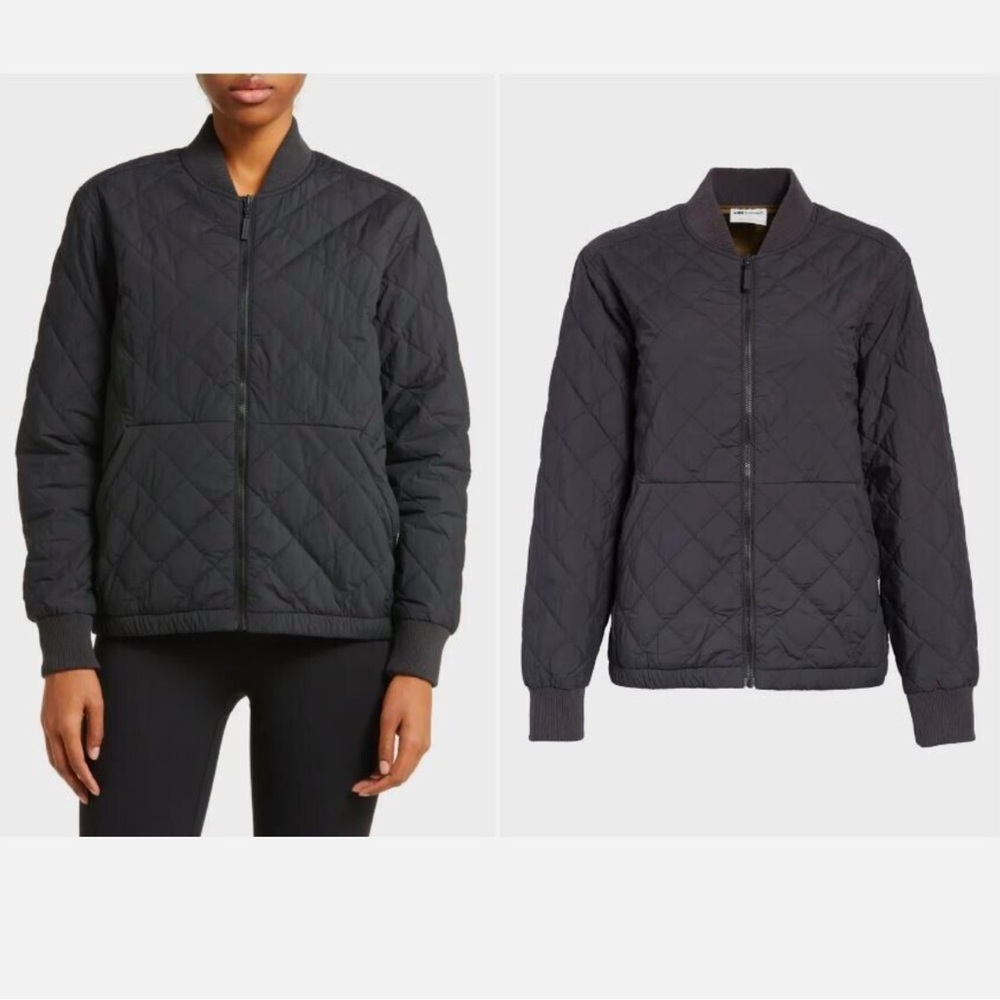 OR | Outdoor Research | Women’s Shadow Black Quilted Reversible Bomber Jacket